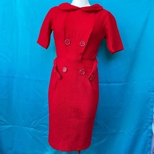 VINTAGE Bernard’s Spokane Red Dress